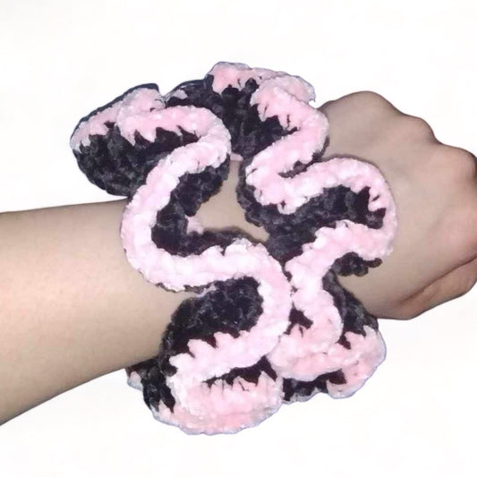 Pink and Black Scrunchies 2 Piece